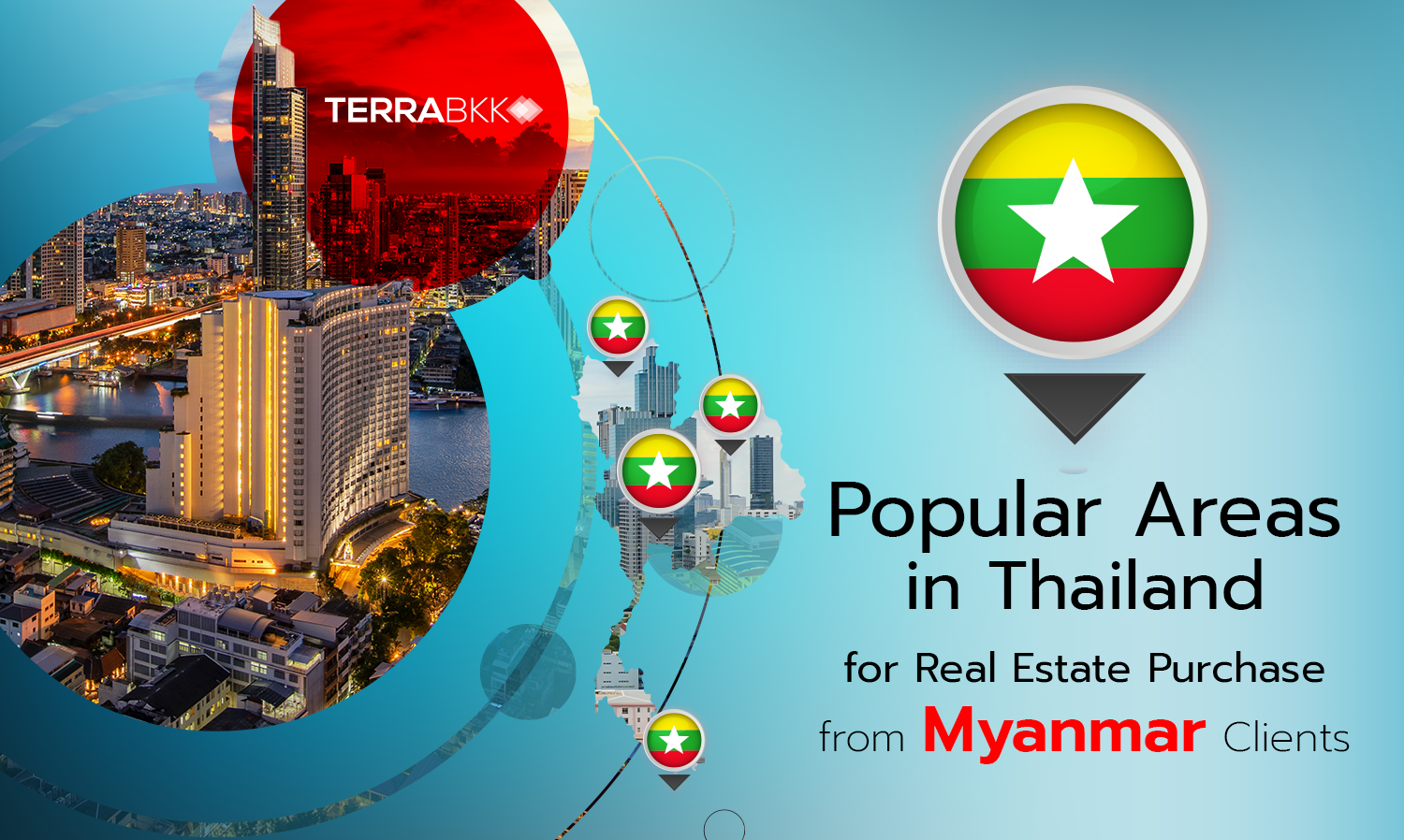 Popular Locations in Thailand for Real Estate Purchases by Myanmar Clients