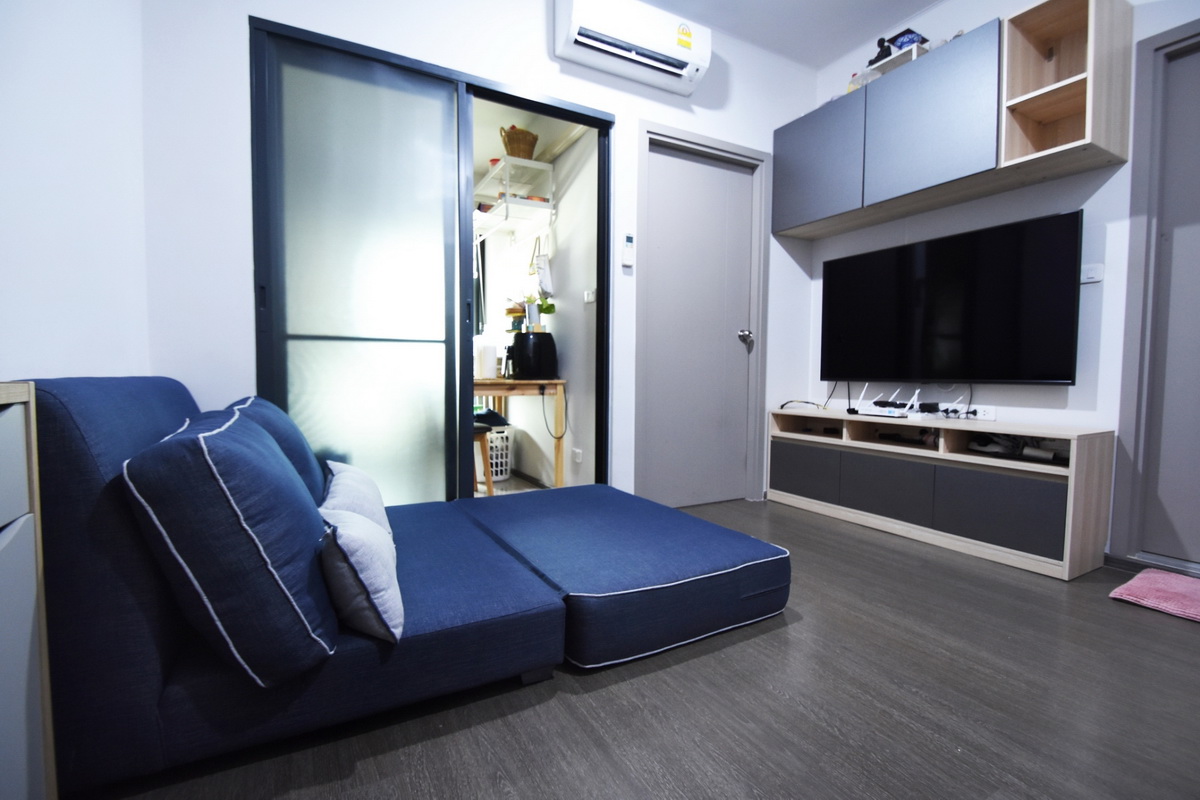 ภาพSale-Rent at IDEO93 BTS Bangchak. 32.5 sqm. 1-Bed. NO TRAFFIC NOISE. Fully furnished. 50-50 transfer