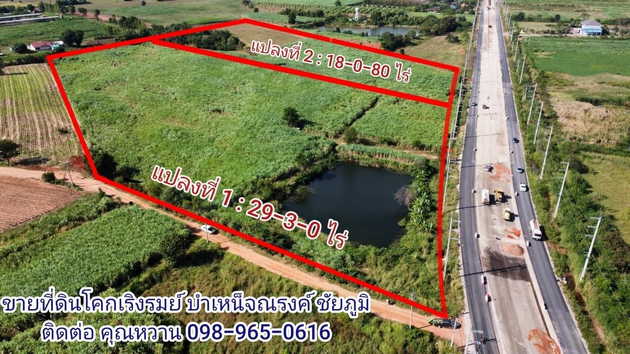 Land for sale,  Kok Ruengrom Subdistrict. Bamnet Narong District, Chaiyaphum Province. 