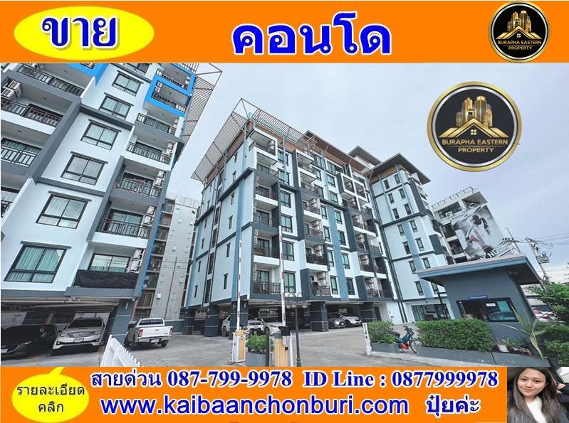 ขายและให้เช่าคอนโด D2 Bangsaen ใกล้ทะเลชายหายบางแสนต.แสนสุข อ.เมืองชลบุรี จ.ชลบุรี