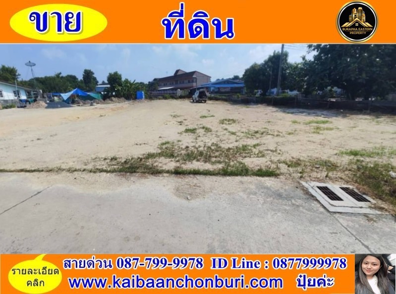 ขายที่ดินเปล่าถมแล้ว ต.หนองข้างคอก อ.เมืองชลบุรี จ.ชลบุรี