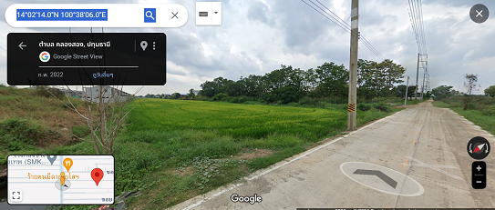  ขายที่ดินคลองสอง, คลองหลวง, ปทุมธานีแปลง 13-2-77 ไร่