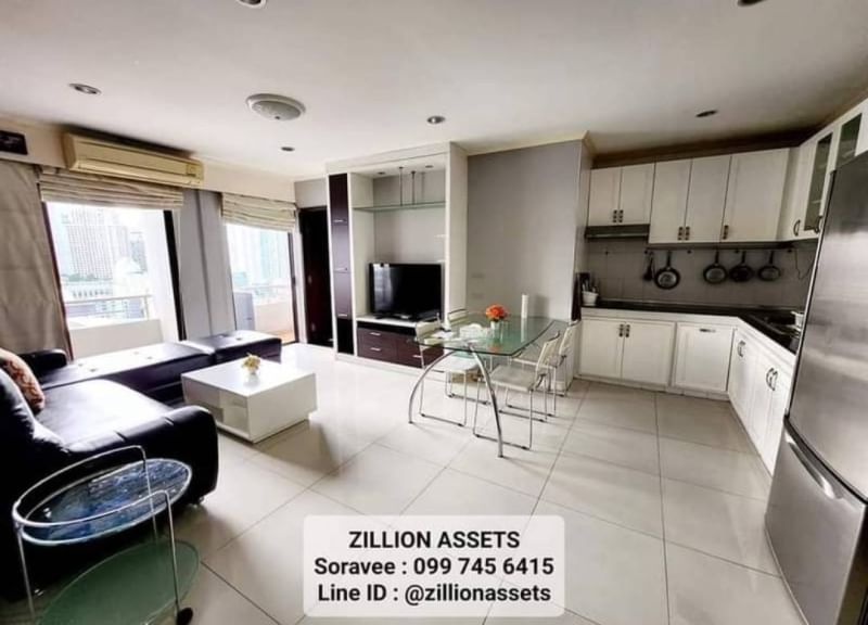 คอนโด 2 ห้องนอนที่คอนโดสราญใจแมนชั่น