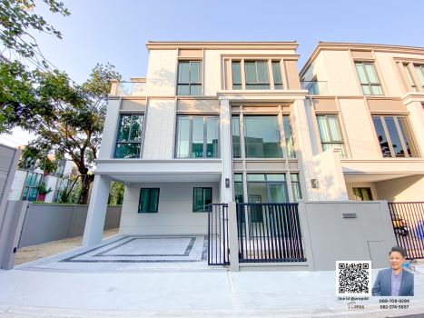 ให้เช่าบ้านใหม่ อยู่ในหมู่บ้าน หลังมุม ทำออฟฟิศได้