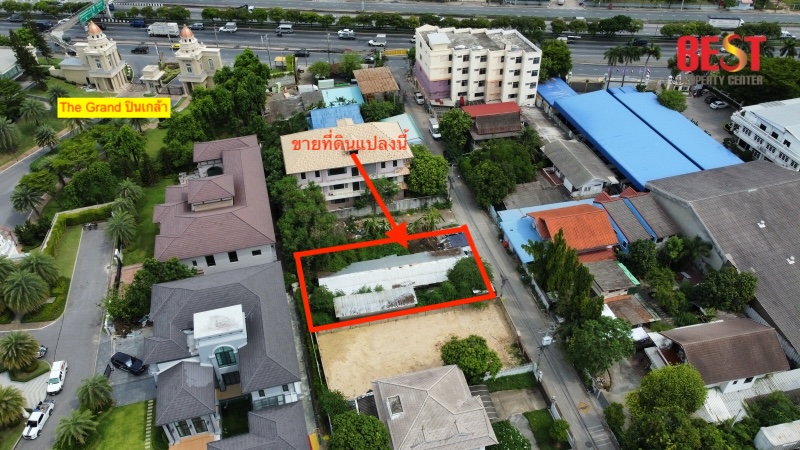 ขายที่ดินเปล่า 106 วา ต้นซอย บรมราชชนนี 74 ติดกับ The Grand ปิ่นเกล้า ใกล้ มหิดล 