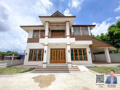 บ้านเดี่ยวใหม่ให้เช่าในตำบลบางน้ำผึ้ง-บางกระเจ้า บรรยากาศเงียบสงบ ร่มรื่น