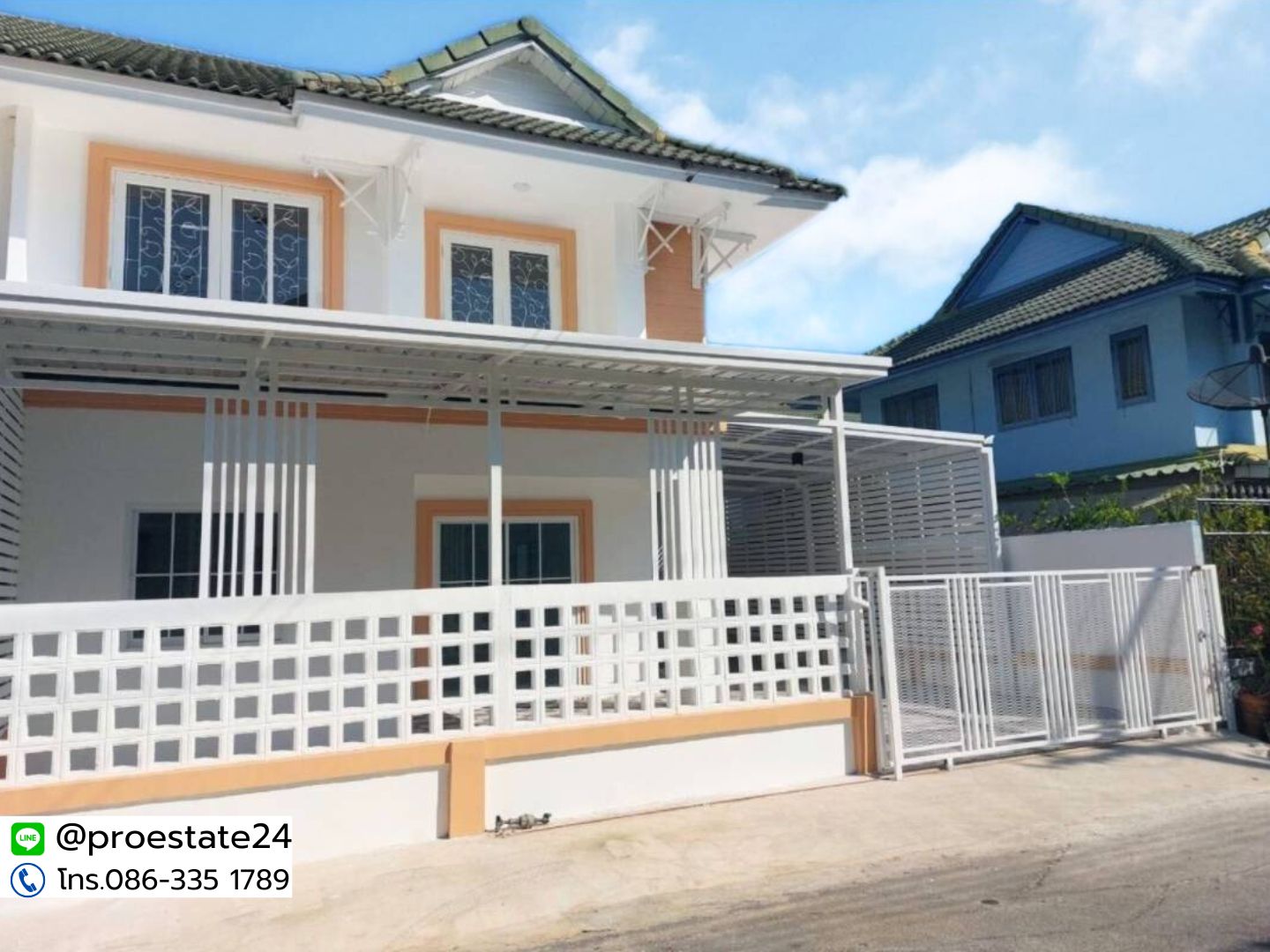 บ้านเดี่ยวพฤกษาวิลเลจ 3 คลองสาม ใกล้สวนสาธารณะ รีโ