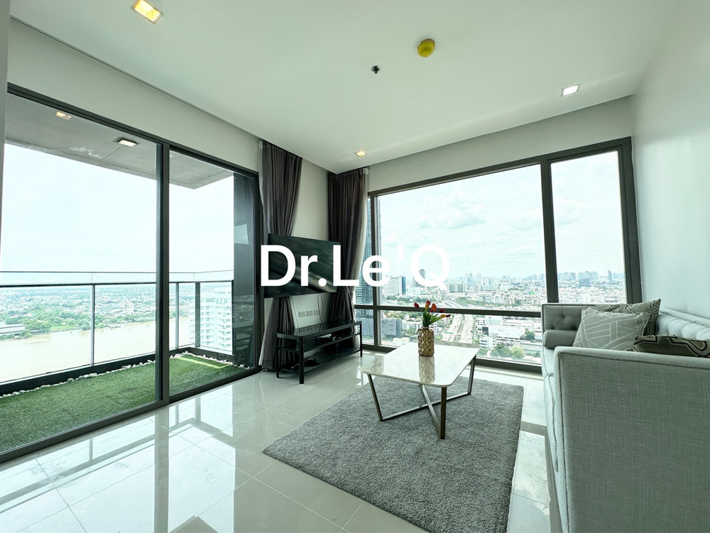 ขายพร้อมผู้เช่า Condo StarView Rama 3 ลิฟท์ส่วนตัว ห้องมุม วิวแม่น้ำ 82 ตร.ม 2 นอน 2 น้ำ ชั้น29 ตึกA