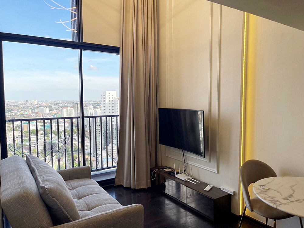 Condo Park Origin Thonglor, Duplex 2 ชั้น 45 ตารางเมตร 2 ห้องนอน ชั้น30 ตึก C ตกแต่งครบ
