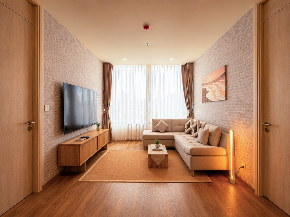 Condo Noble Form Thonglor Combine Room 64 ตารางเมตร 2 นอน 2 น้ำ ชั้น15 ตกแต่งครบ