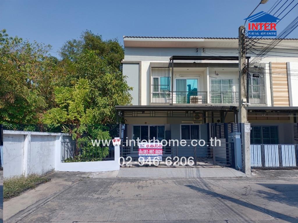 ขายทาวน์โฮม 2 ชั้น หมู่บ้านเมดิโอ้นิมิตรใหม่ ทำเลดี เขตคลองสามวา กรุงเทพมหานคร