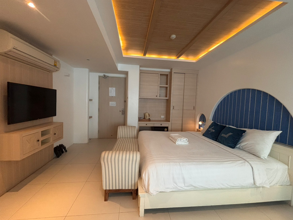 Costa Village Bangsaray ใกล้หาดบางเสร่ 34 ตารางเมตร 1 ห้องนอน ชั้น2 ตกแต่งครบ