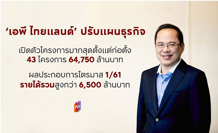‘AP Thailand’ Adjusts Business Plan for 2018, Launches 43 Projects Worth 64.75 Billion Baht