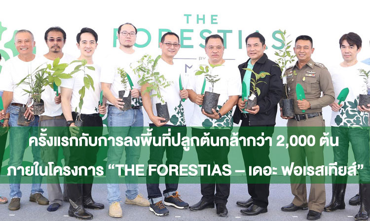 First Time Planting Over 2,000 Seedlings in the 'THE FORESTIAS' Project
