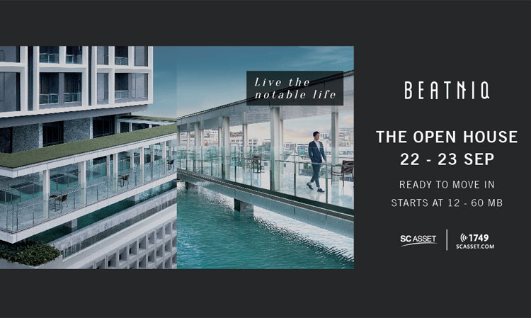 SC Asset Unveils BEATNIQ Sukhumvit 32 Luxury Condo at 'The Open House' Event on September 22-23