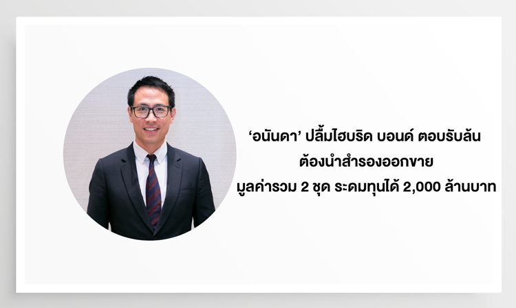 ‘Ananda’ Thrilled with Hybrid Bond Response, Additional 500 Million to be Offered, Total Fundraising of 2 Billion Baht
