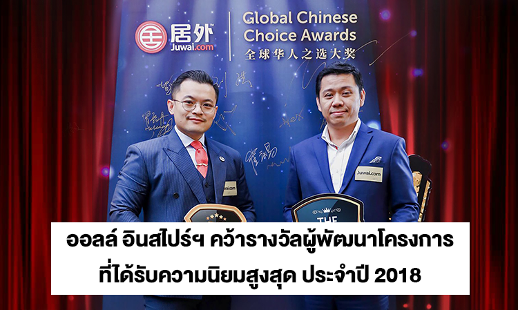All Inspire Wins Most Popular Project Developer Award for 2018