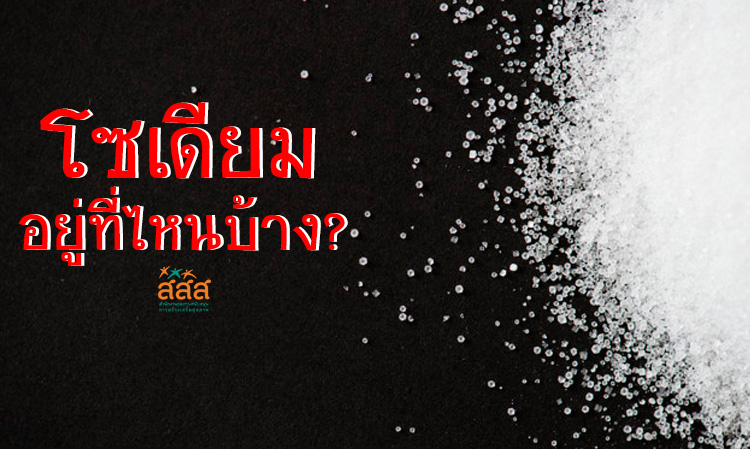 โซเดียมอยู่ที่ไหนบ้าง?