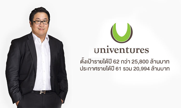 Univentures UV Targets Revenue of Over 25.8 Billion Baht for 2019, Reports Total Revenue of 20.99 Billion Baht for 2018.