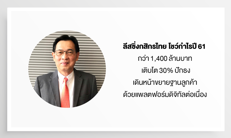 Kasikorn Leasing Reports Over 1.4 Billion Baht Profit in 2018, Growing 30% and Aiming to Expand Customer Base with Continuous Digital Platform
