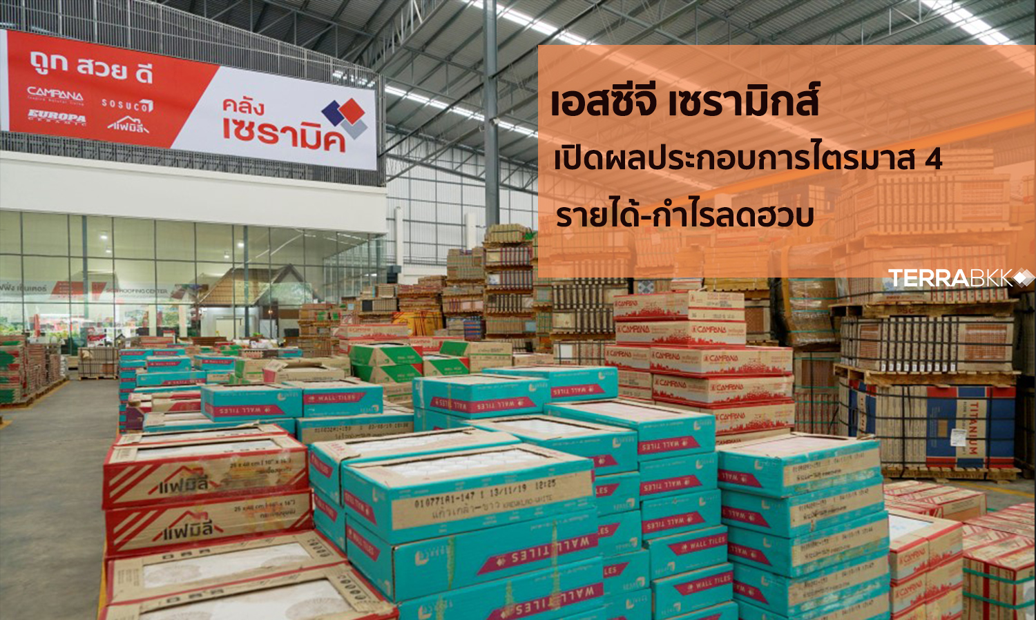 SCG Ceramics Reports Significant Drop in Q4 Revenue and Profit
