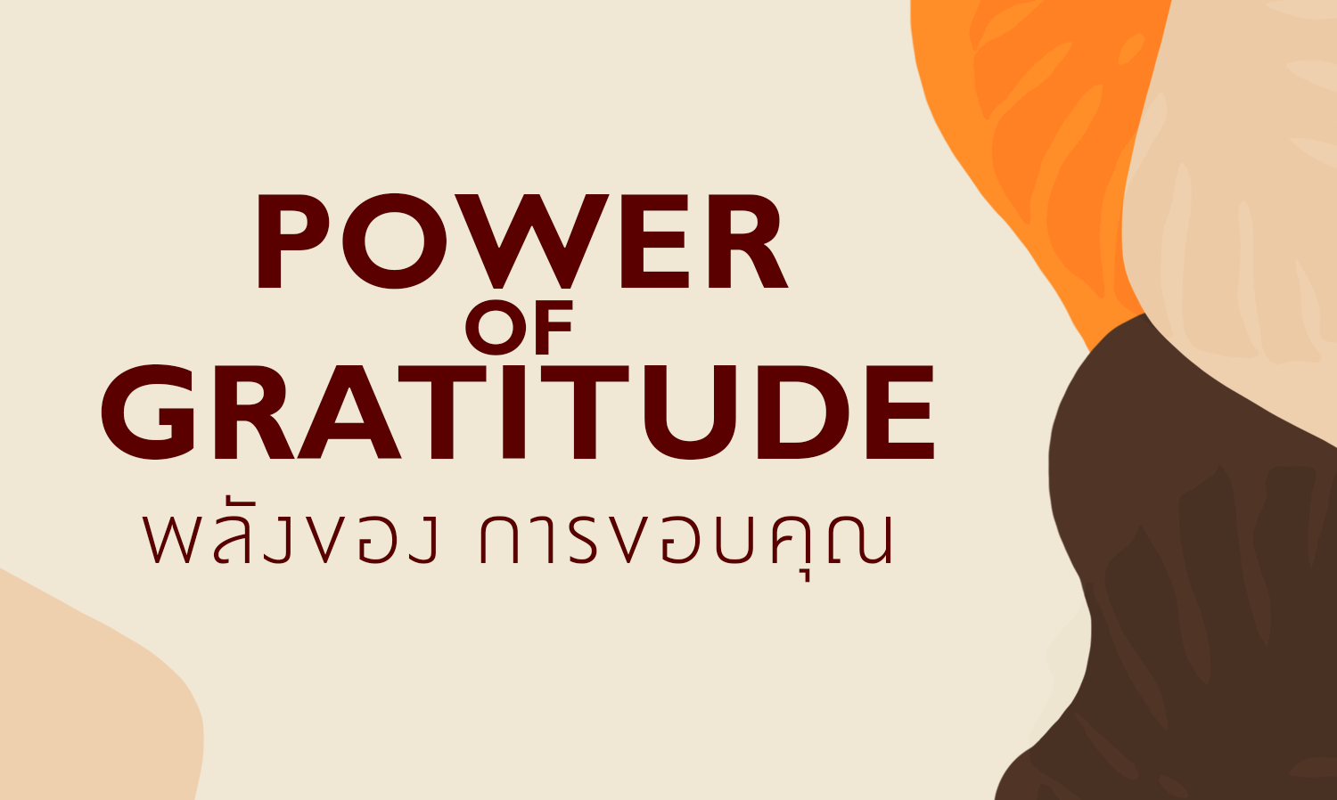 POWER OF GRATITUDE พลังของ การขอบคุณ