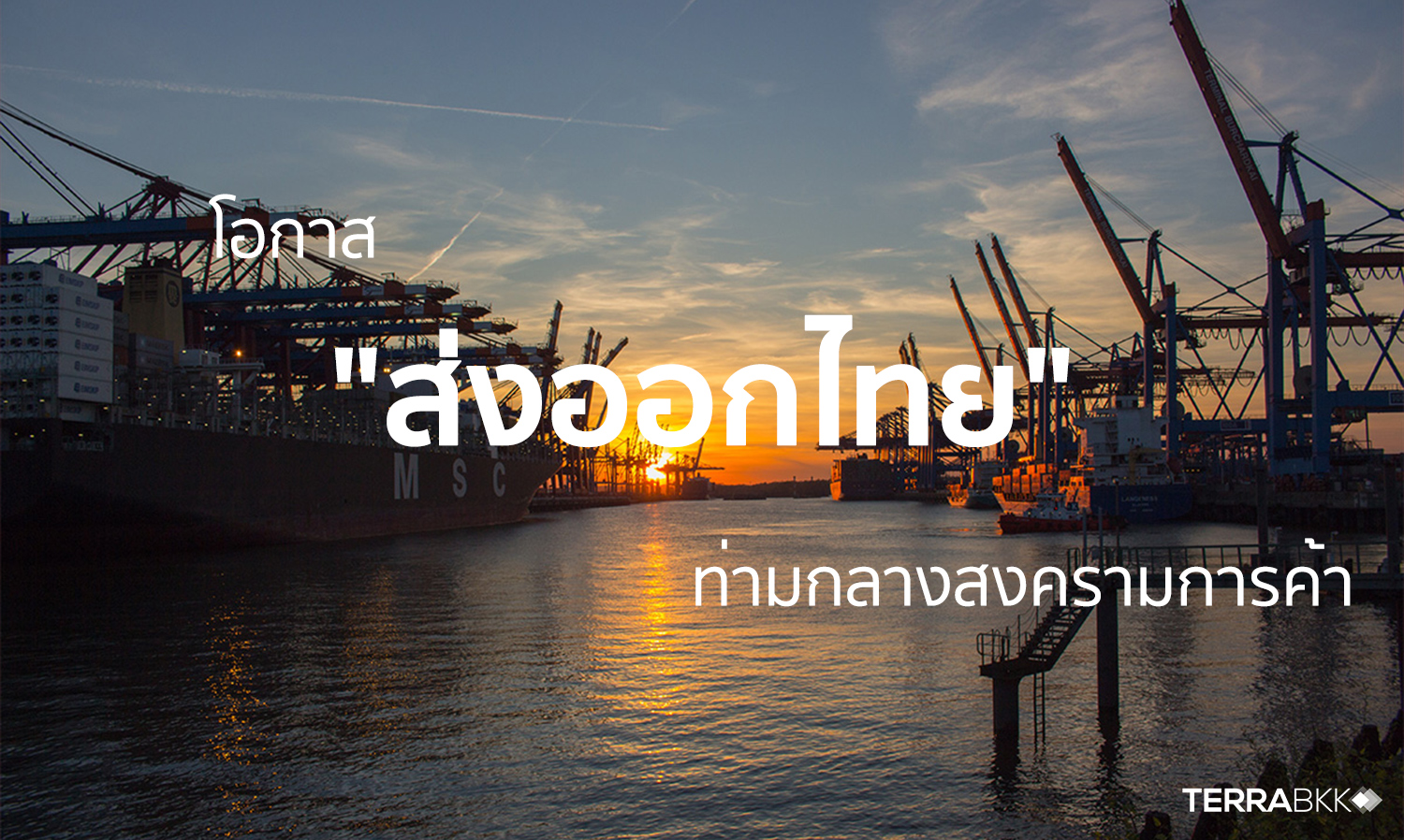 Opportunities for Thai Exports Amidst Trade War