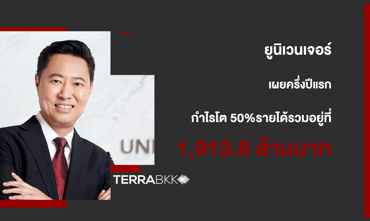 Univenture Reports 50% Profit Growth in the First Half of the Year
