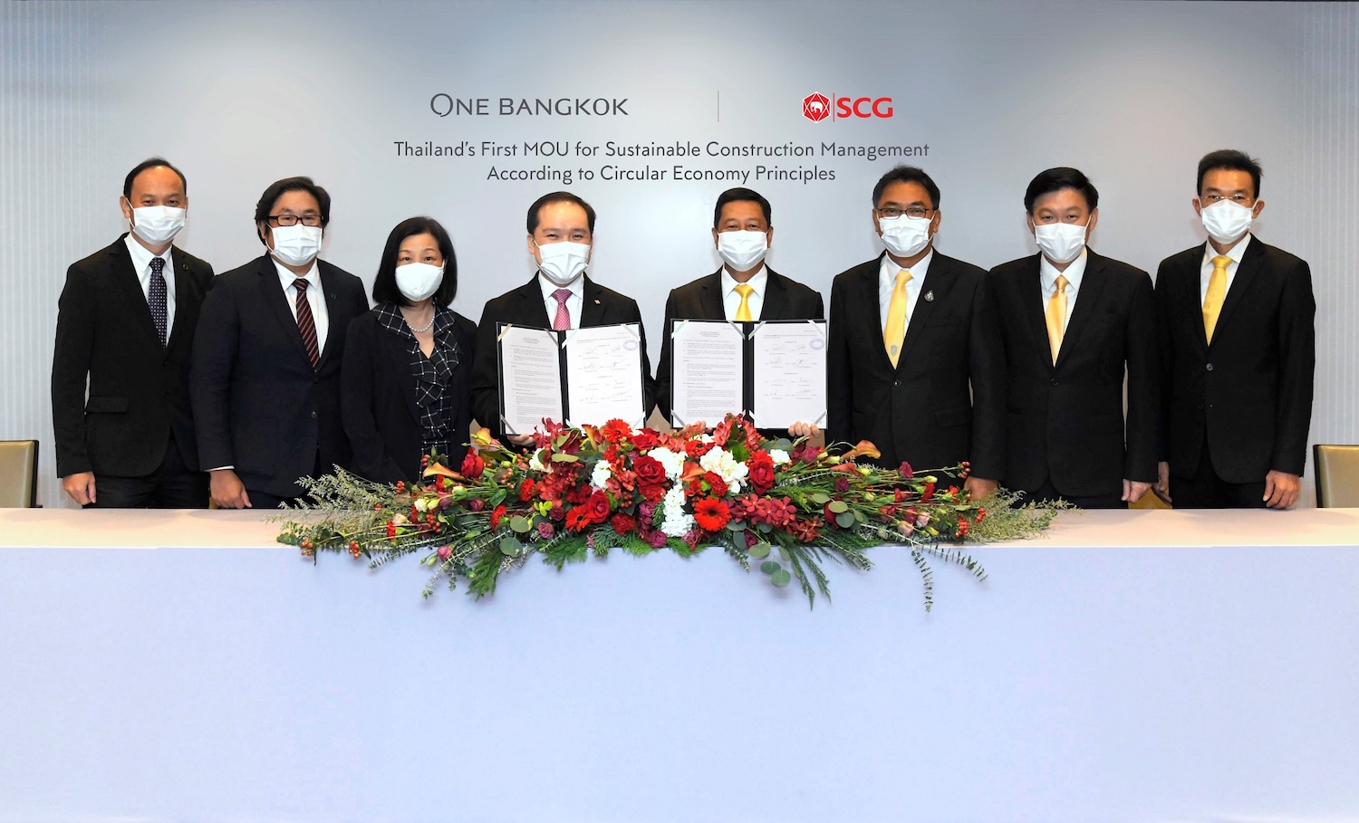 One Bangkok Partners with SCG to Sign Agreement on Sustainable Construction Management Based on Circular Economy Principles