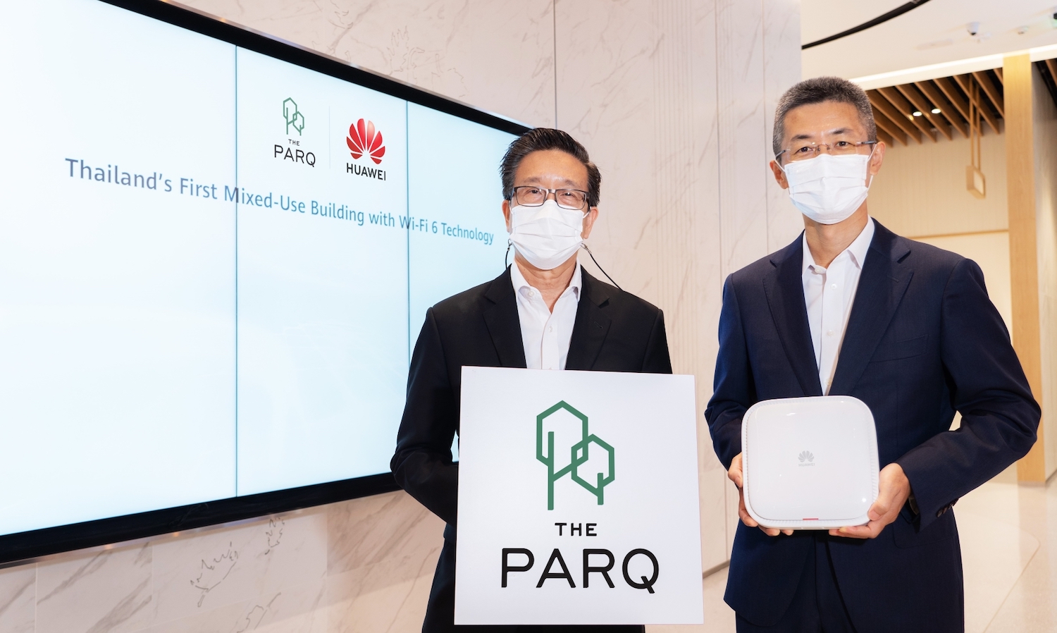 The PARQ Partners with Huawei to Launch Wi-Fi 6 Technology in Thailand's First Mixed-Use Building