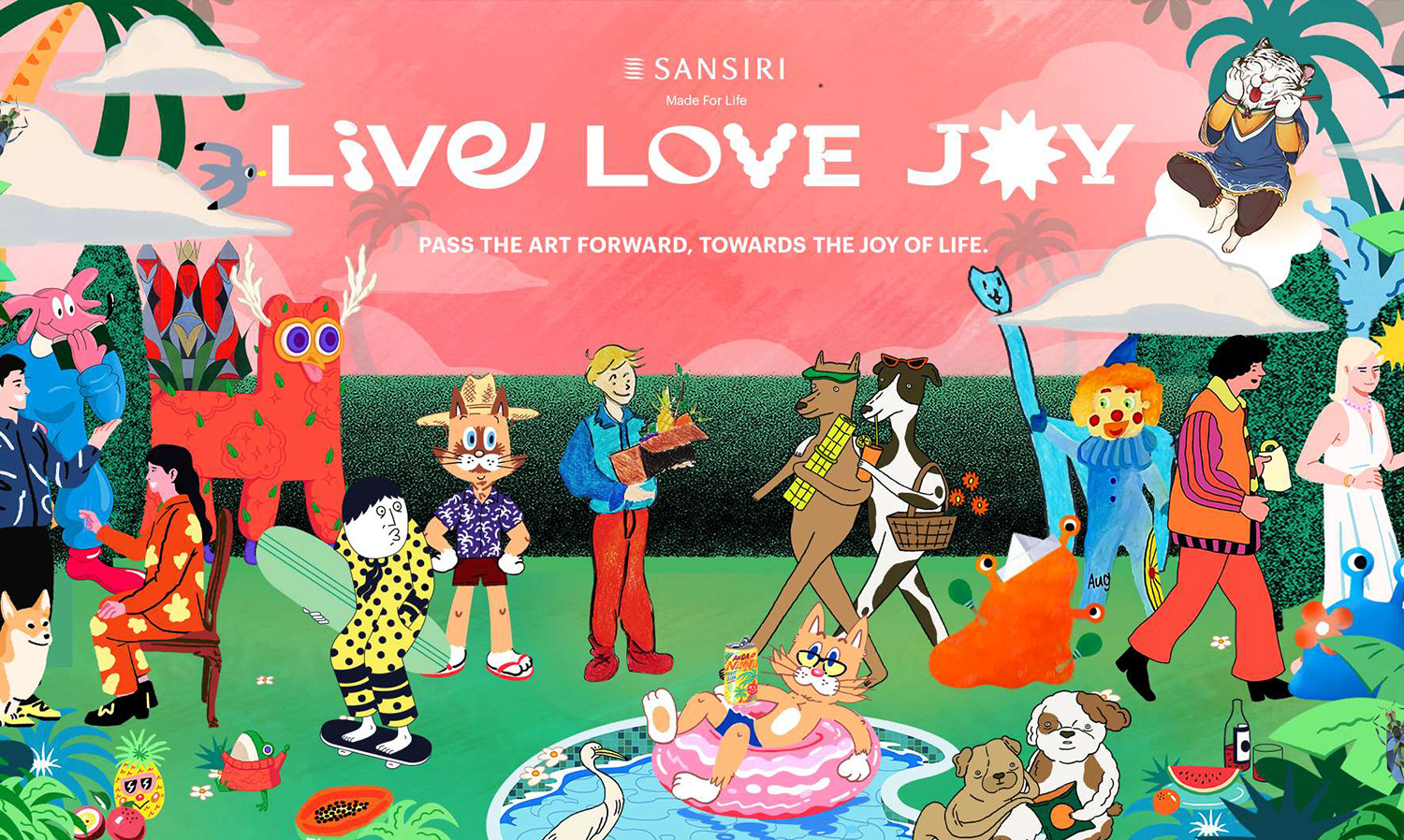 แสนสิริ ดึง 13 ศิลปิน ปลุกพลังบวกและให้กำลังใจคนไทย ผ่านโลก Virtual ในแคมเปญฟีลกู๊ด Live Love Joy  ดีเดย์ 21 ก.ย. นี้