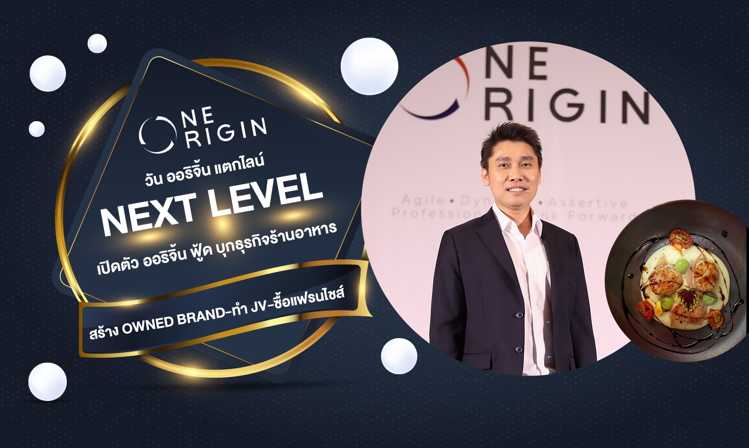 Origin Day: NEXT LEVEL Launches Origin Food, Expanding into the Restaurant Business with Owned Brands, Joint Ventures, and Franchise Acquisitions