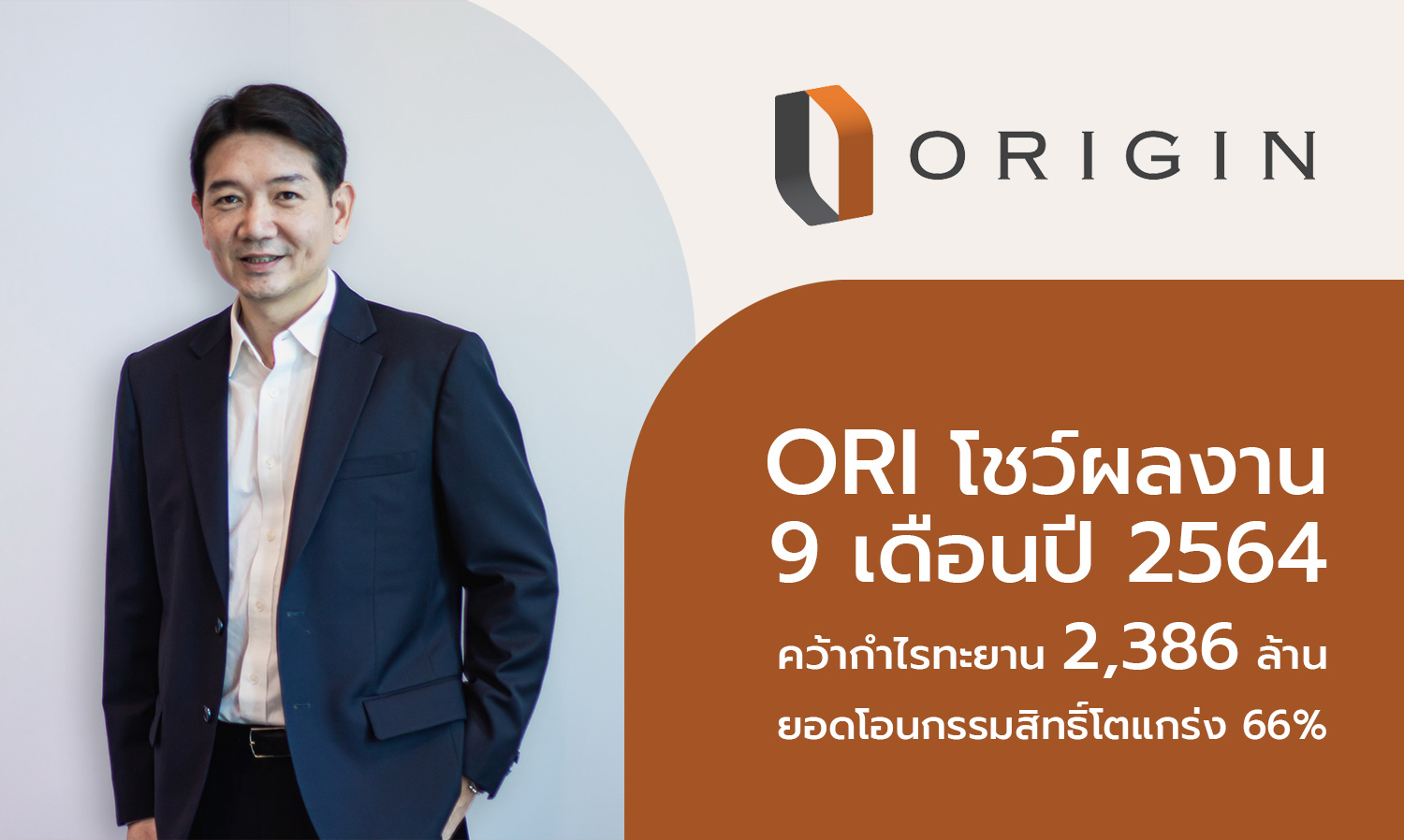 ORI Reports Strong 9-Month Performance for 2021 with Profit Soaring to 2.386 Billion and 66% Growth in Property Transfers