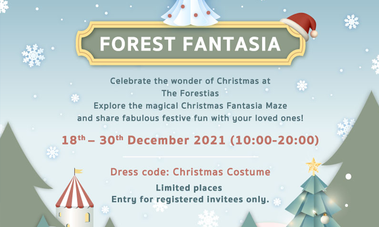 The Forestias Christmas Time : Forest Fantasia เทศกาลคริสต์มาสรับความสุขครั้งแรกกลางผืนป่า 18-30 ธันวาคมนี้
