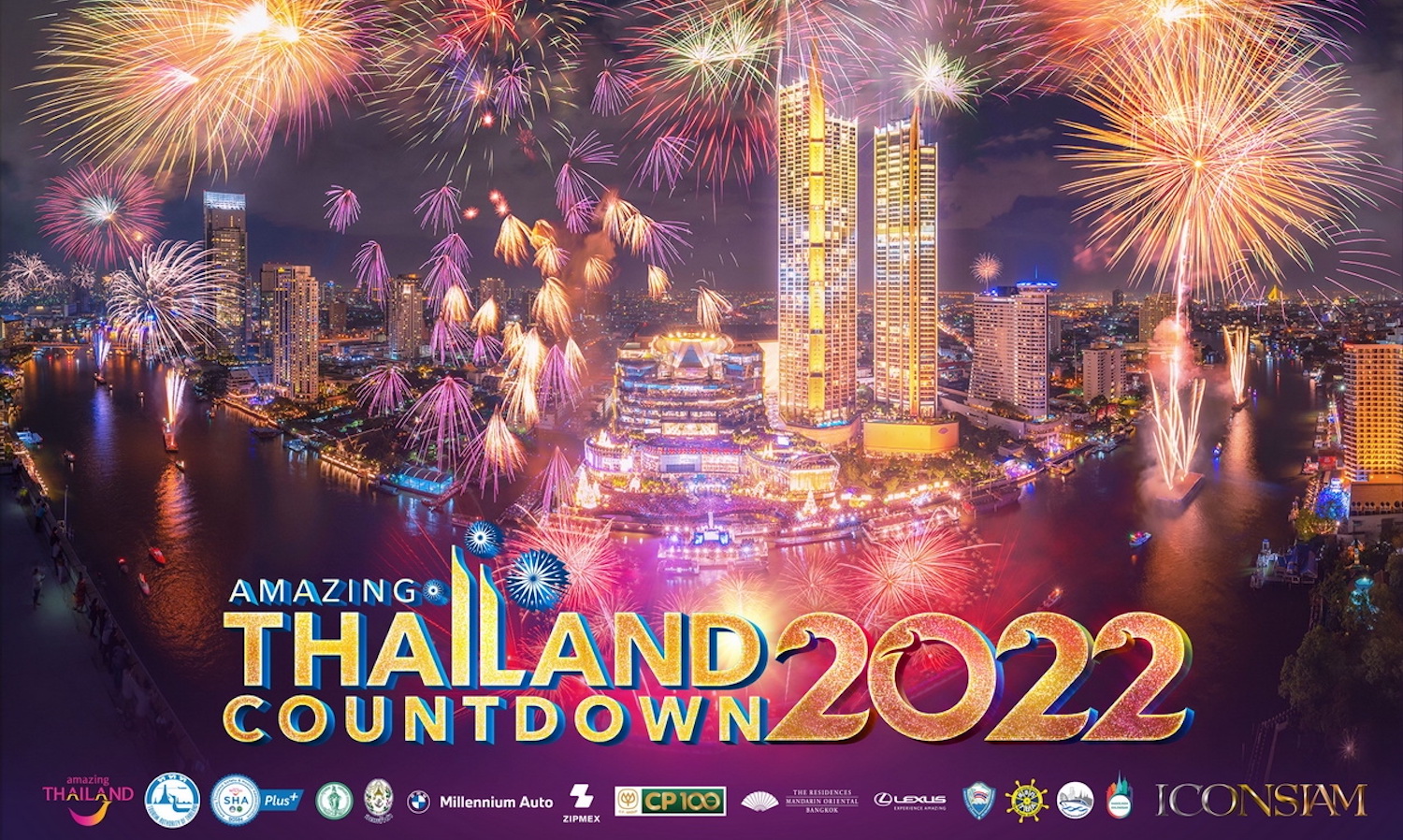 Icon Siam Creates a Magnificent Global Countdown Event: Amazing Thailand Countdown 2022