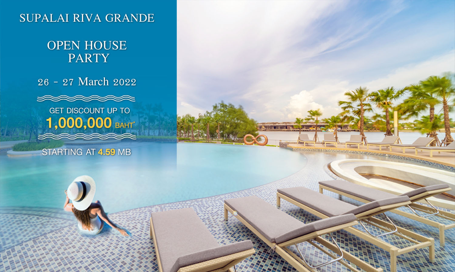 Supalai Unveils Ready-to-Move-In Condo “SUPALAI RIVA GRANDE” with OPEN HOUSE PARTY Offering Special Discounts Up to 1 Million Baht*