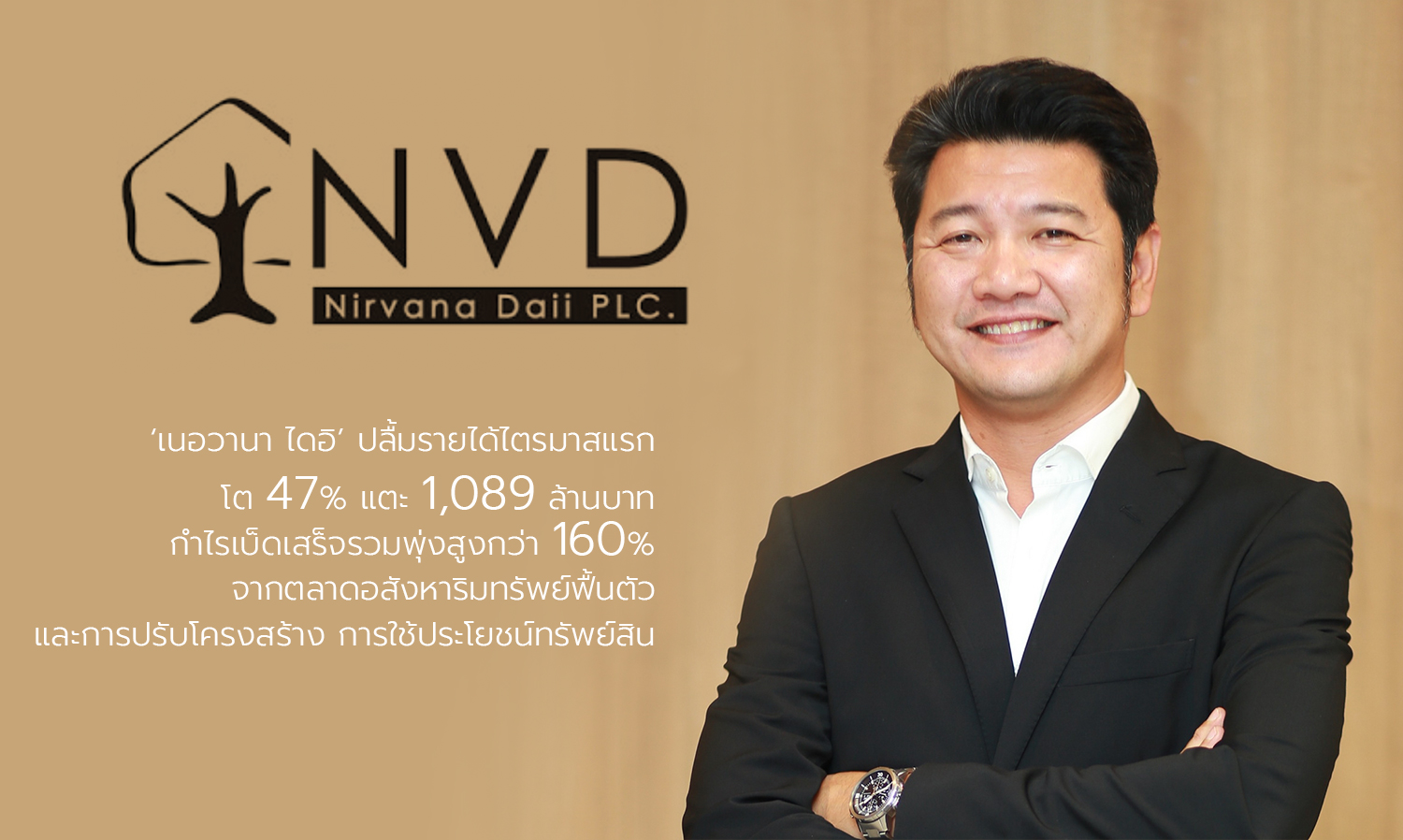 'Nirvana Daii' Reports 47% Growth in Q1 Revenue, Reaching 1.089 Billion Baht, with Overall Profit Surging Over 160% Due to Real Estate Market Recovery and Asset Utilization Restructuring