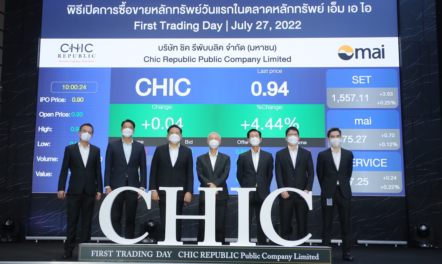 CHIC Debuts on mai, Accelerates Business Growth After Fundraising with a Target of Over 10% Revenue Growth