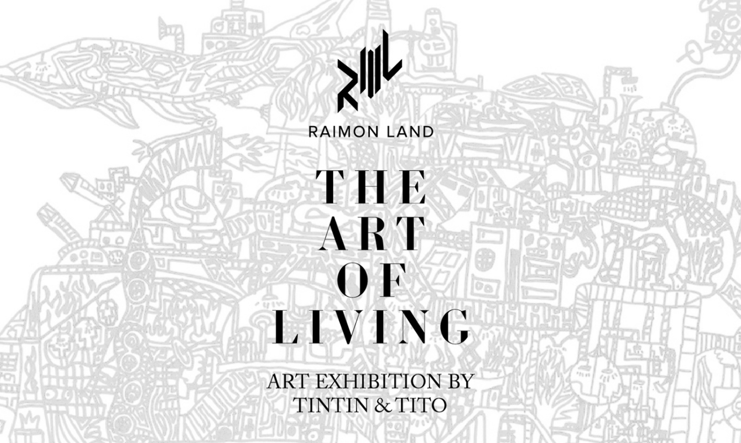 February 2–27, 2023: Tett Sathorn Twelve Sales Office Hosts 'The Art of Living' Exhibition Featuring Line Drawings by Young Sibling Artists Tintin and Tito