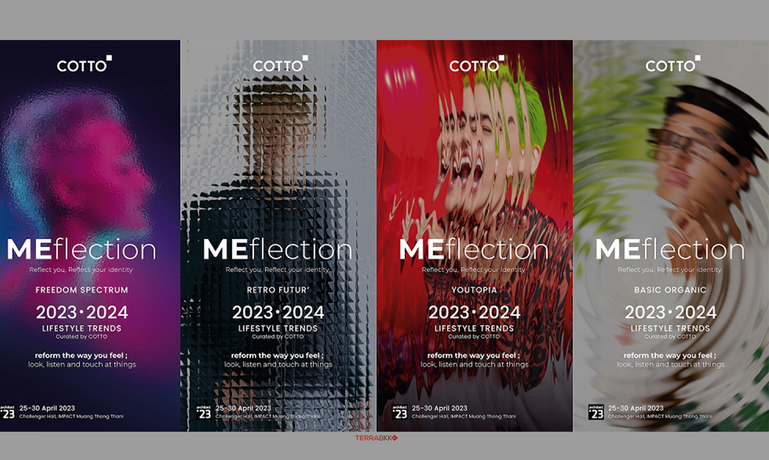 “คอตโต้” จับผลิตภัณฑ์รุ่นใหม่นำเสนอในรูปแบบงานศิลป์ภายใต้ธีม MEFlection   ตอกย้ำผู้นำนวัตกรรมวัสดุตกแต่ง ในงานสถาปนิก 2023