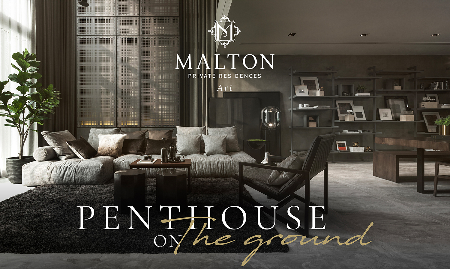 2 ยูนิต สุดท้าย! MALTON Private Residences Ari PENTHOUSE ON THE GROUND บ้านหรูใจกลางอารีย์ จาก Major Development ตกแต่งพร้อมอยู่ Branded Furniture 