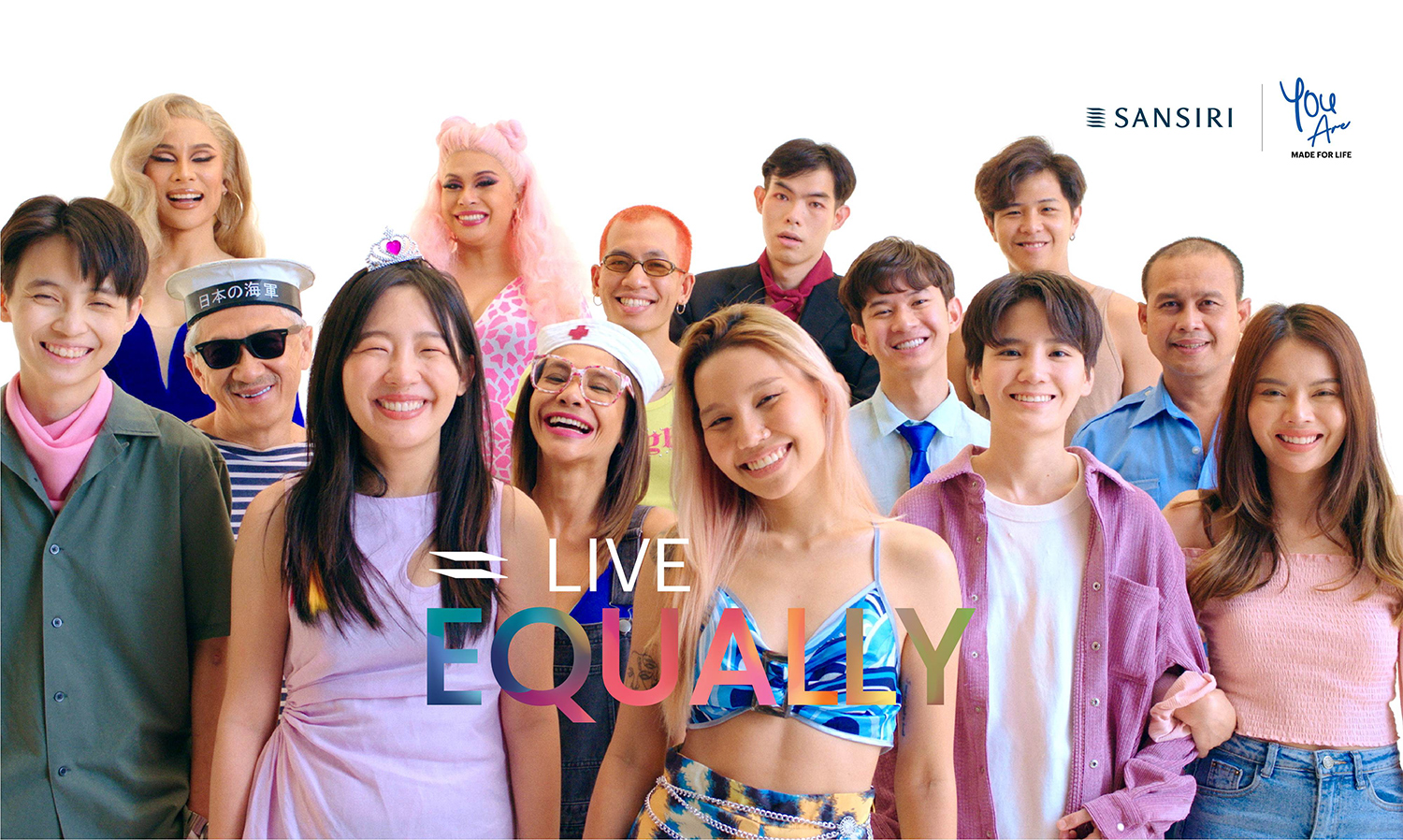 แสนสิริ สนับสนุน Live Equally เราเท่ากัน แสดงความยินดี สมรสเท่าเทียม