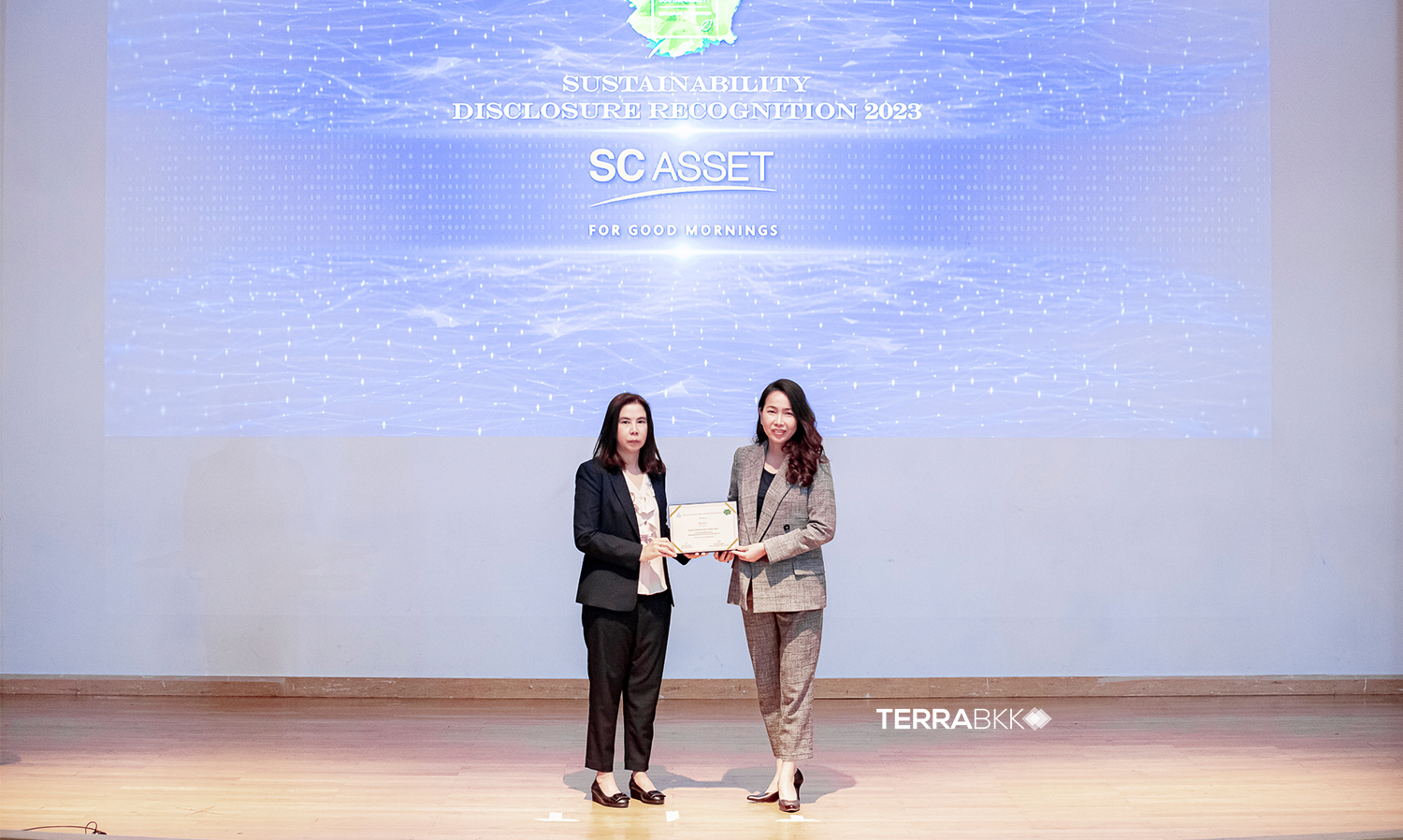 SC Asset รับรางวัลเกียรติคุณ Sustainability Disclosure ประจำปี 2566
