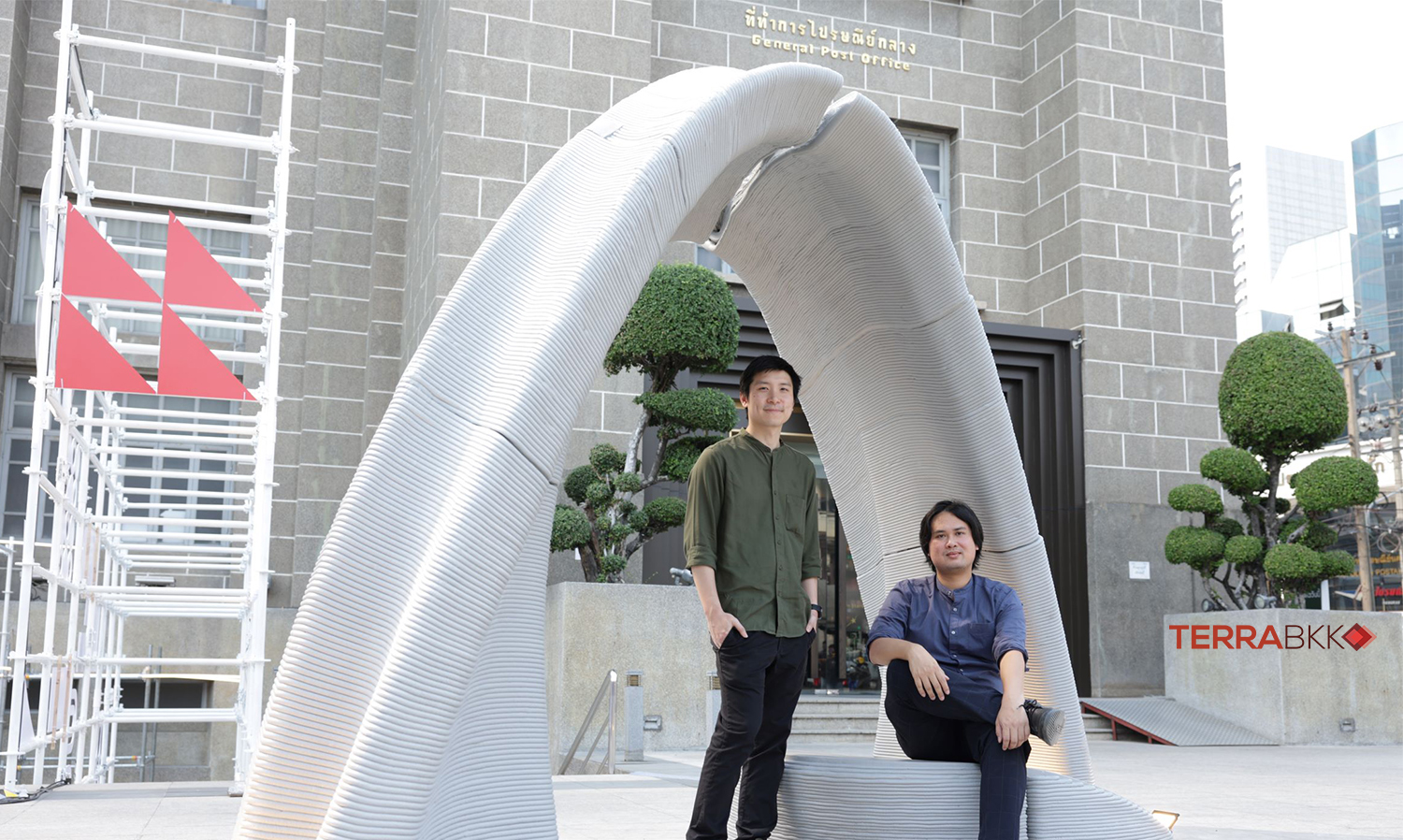 “Catenary Arch” ประติมากรรมก้าวข้ามขีดจำกัดของงานดีไซน์ ด้วย “CPAC 3D Printing Solution” ในงาน Bangkok Design Week 2024