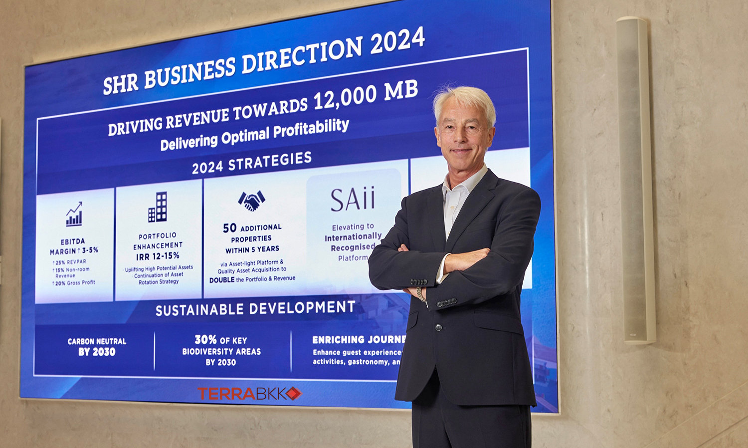 S Hotel and Resort Aims for 12 Billion Baht Revenue, Plans 15 Billion Baht Investment in M&A Over 5 Years