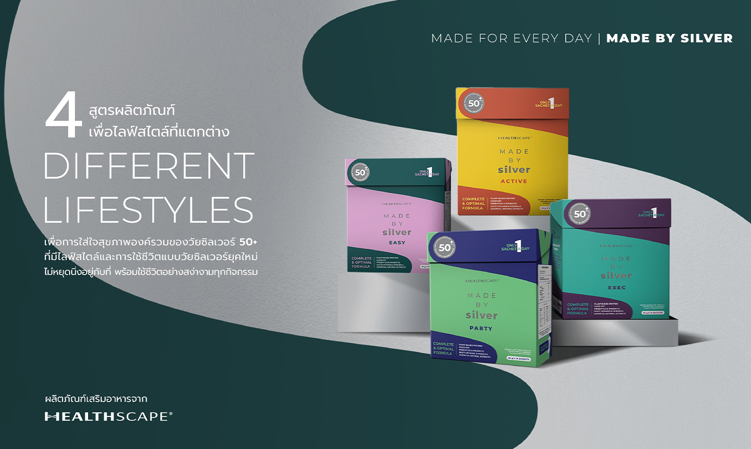 Major Development Expands Business into a New Era with HealthScape, a Well-Being Venture Showcasing the First Health Innovation Brand MADE BY SILVER Targeting the Silver GEN Aged 50+