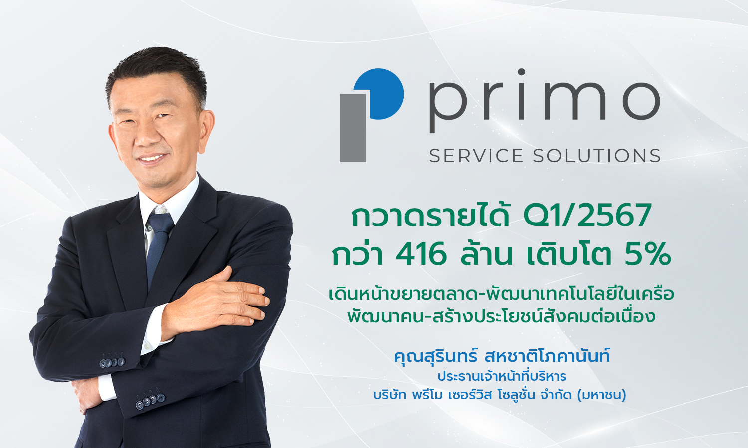 PRI Reports Q1/2024 Revenue of Over 416 Million, Growing 5%