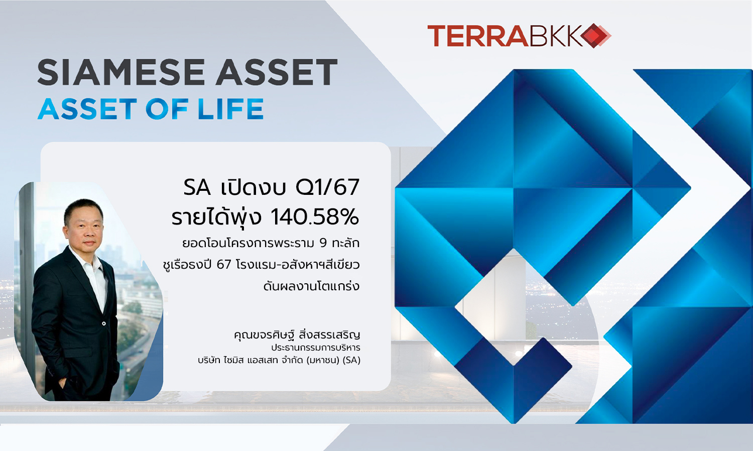 SA Reports Q1/67 Financials with Revenue Surge of 140.58% and Strong Project Transfers