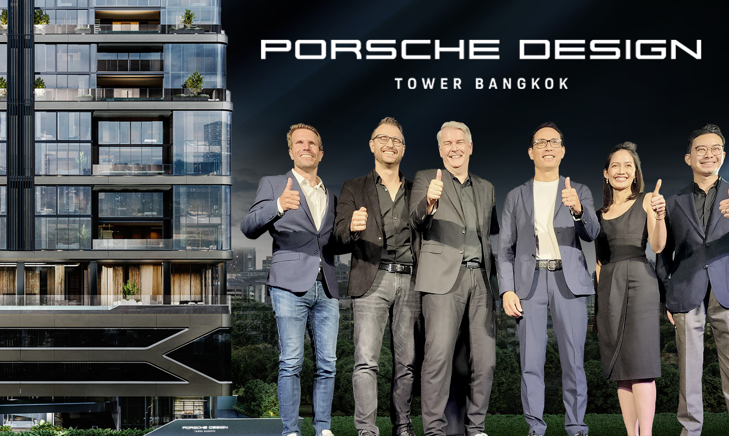 Porsche Design and Ananda Development Launch Porsche Design Tower, the First in Asia, in the Heart of Bangkok