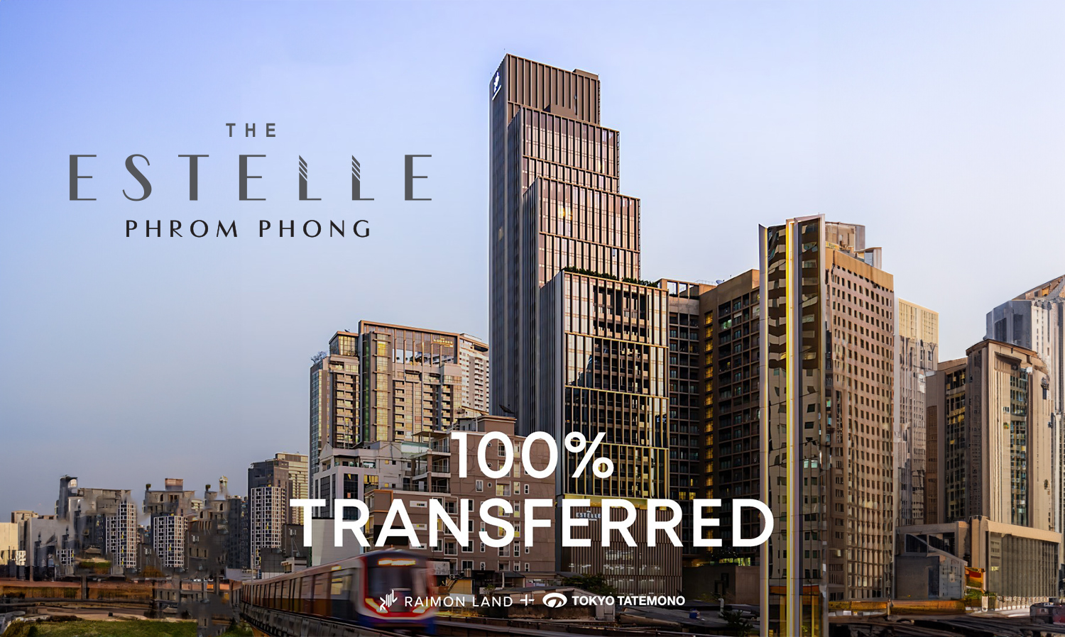 RML Announces Successful Transfer of The Estelle Phrom Phong 100% Valued at 5.2 Billion Baht, Prepares for Transfer of Tait Sathorn 12 in Q4 This Year